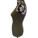 SO  Strappy Tank Top Army Green Crisscross Everyday Casual Photo 2