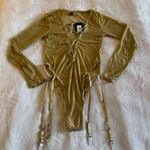 Frederick's of Hollywood  Lola Lee sheer mesh long sleeve body suit/teddy size M Photo 0