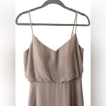 Birdy Grey Elegant  taupe / neutral bridesmaid cocktail formal dress, chiffon Photo 4