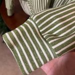 Pilcro Anthropologie Wharfside Striped Hooded Sweatshirt Olive Preppy Nautical Photo 5