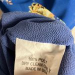 Slate + Willow Blue Floral Print Asymmetric One Shoulder Midi Dress Size 8 Photo 10