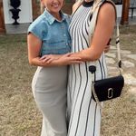 These Three Boutique Stripe Knit Maxi Dress Multiple Size M Photo 1