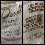 Vintage 70s Cottagecore Pastel Pink Nightgown. S/M. Embroidered Floral Grandma Size M Photo 8