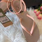 REEF Pink and Cream Sandals with Strappy Design Photo 8