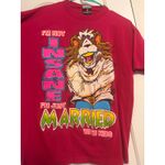 Vintage Pink Graphic T Shirt Large Lion Married With Kids Humor Large Photo 2