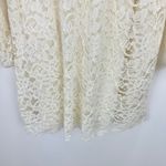 Diane Von Furstenberg  Lace Blouse Romantic Boho Sheer Lined Cottagecore US 10 Photo 8