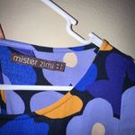 Mister Zimi Elsa Floral Midi Dress Blue Size 2 Photo 2