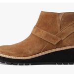 Eileen Fisher Cargo Womens 8 Shoes Brown Suede Wedge Heel Side Zip Ankle Bootie Photo 10