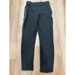 Spanx  Tall Black Side Stripe Ponte Knit Pull On Slim Leggings Pants Women's flaw Photo 1