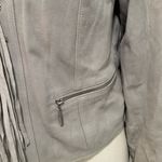 White House | Black Market | suede leather fringe jacket Photo 7