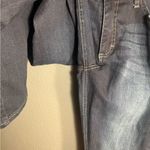 Riders By Lee Lee Riders Womens Midrise Bootcut Blue Jeans Embroidered Pockets Size 12 Photo 2