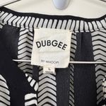 Dubgee by Whoopi Women's Black Stripe Long Sleeve Hi Photo 9