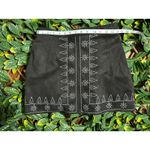 Sadie and Sage  Black Velvet Mini Skirt Size Large Photo 7