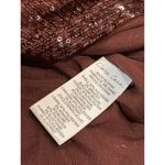 Cara Cara Margaret long sleeve sequin shirtDress in Rum Raisin Sequin size XS Photo 12