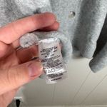 Loft Light Gray Button Down Boxy Fit Cardigan Sweater Top XL Minimalist Lounge Photo 2