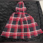 Cooperative  Red and Black Plaid Hooded Cape Photo 12
