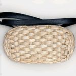 Brighton Raffia Tote Woven Straw Leather Trim Purse Shoulder Bag Tote Bow Heart Photo 4