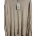 Magaschoni NWT  100% Linen Peach Long Sleeve Top Oversized Medium Casual Comfy Photo 0