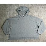 Aerie : Gray Soft Ribbed Hoodie Photo 2