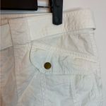 Ralph Lauren Lauren  White Belted Cuffed Shorts Photo 6