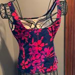 Victoria's Secret  Multicolor Floral Tankini Top Sz. S Photo 2