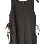 Electric & Rose Mesh Netted Women’s Tank Top Size Medium Gray Photo 0