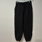 ZARA Plush Joggers In Black Size Small Photo 6