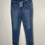 Democracy High Rise Drawstring Skinny Leg Blue Jeans Size 2 NWT Photo 2