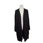 Susan Graver Women's  Black Cardigan with Pockets - Size 2X Photo 1