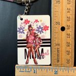 Mom #Girl Keychain With Pink Tassel New Photo 1