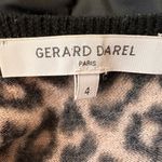 Gerard Darel Gerard Darrel Paris 100% Merino Wool V-Neck Leopard Print Sweater Photo 13