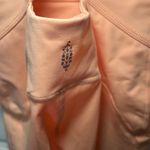 Free People Back It Up Cutout Peach Crisscross Back Jumpsuit Bodysuit Small Orange Photo 3