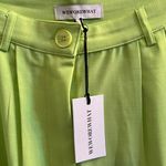 We Wore What High Rise Pleated Pant in Sharp Green Size 8 Photo 7
