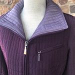 Portrait Quilted Purple Jacket Photo 3