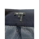 Nic+Zoe  navy blue Swiss dot skirt sz 8 Photo 3