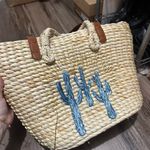 Free People Woven Cactus Beach Tote Photo 2