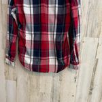 EXPRESS * Women's Size SP Plaid Roll-Tab Button-Down Shirt Casual Chic Stylish Photo 11