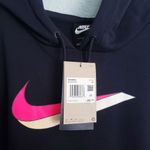 Nike Pink Icon Clash Black Pullover Hoodie Photo 3