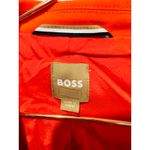 BOSS Burnt Orange Long Sleeve Tie Waist Oversized Blazer Jacket Size US 6 Photo 6