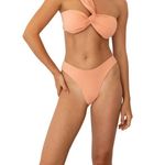 NEW People x Kya Stella praslin reversible bikini bottom, size M Brown Size M Photo 4