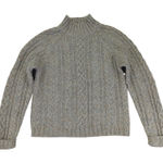 North Crest Vintage North‎ Crest Cable Knit Mock Neck Sweater Womens Small Tan Acrylic Wool Photo 0