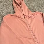Twik Organic Cotton Blend Hoodie in Soft Pink Size L Photo 2