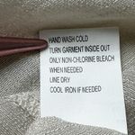 Cal Style Tunic Dress Off the Shoulder 3/4 Lace Sleeve Beige Boho Chic Festival Tan Size L Photo 12