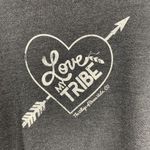 American Apparel  Sz L Sweatshirt Fleece Terry Cloth Cropped Long Sleeve Women's Photo 2