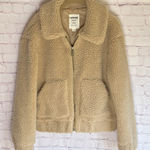 Garage Women's Cream Teddy Jacket Size Medium Photo 0