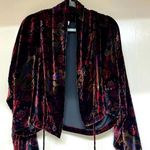 Vintage Bryan Emerson Crushed Velvet Cropped Jacket Size M Photo 0