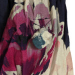 Yumi Kim  OOTD Dress Navy Floral Print Drop Waist - Approx. S (see meas.) FLAW Photo 9