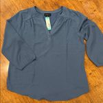 Fortune + Ivy NWT blue blouse size XL Photo 0