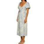 Shoreline SHORE winnie wrap midi dress in caribbean Photo 1