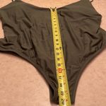 J.Crew  Reimagined Safari Green One Piece Scoop Neck Swimsuit size 22 Photo 8